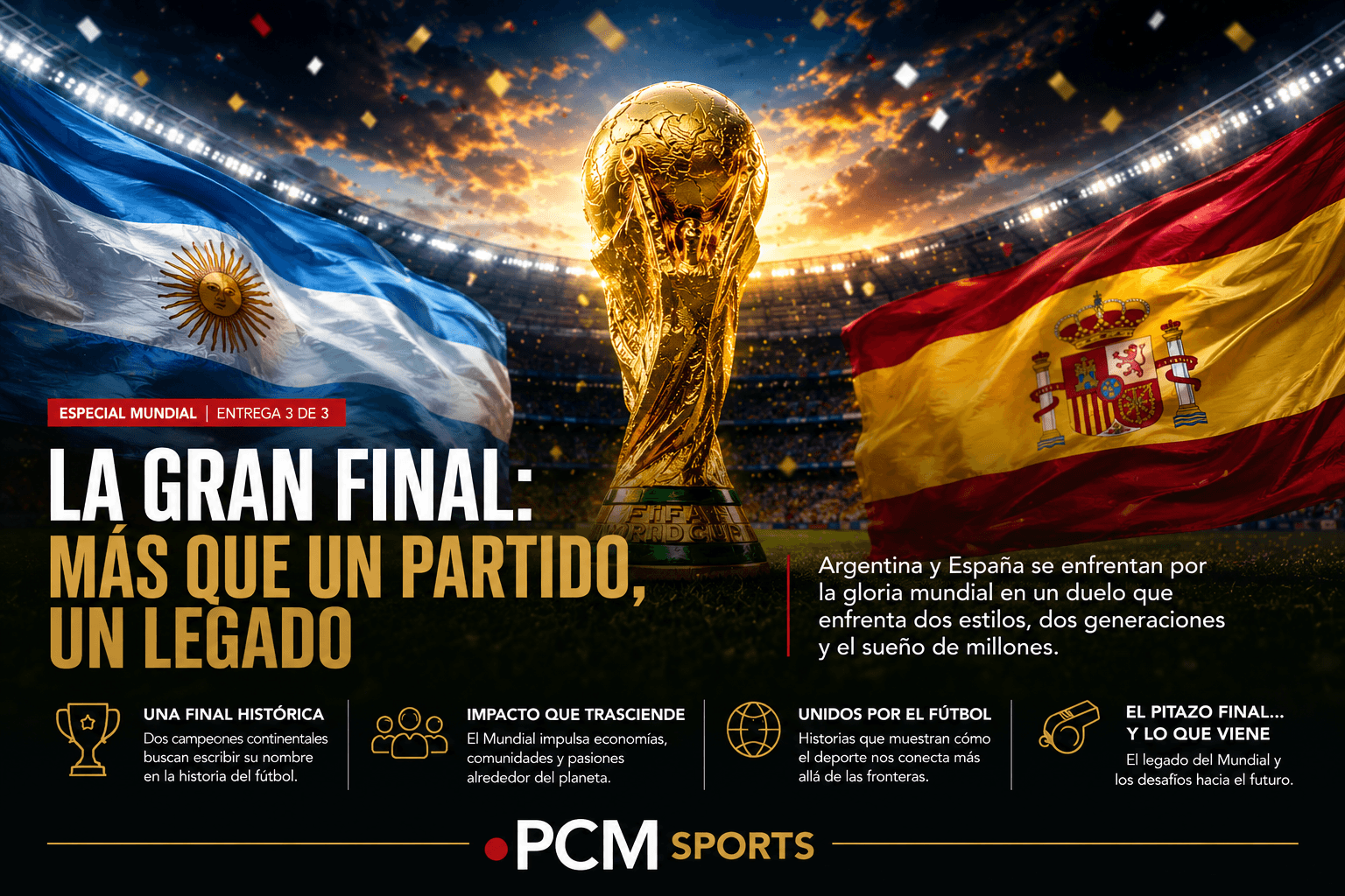 Argentina y España: una final para conquistar la historia